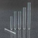 GLASS TEST TUBE  without rim plain , 12x75mm   Netural glass